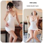 Long night sexy lingerie back hollow sexy temptation stretch slim fit skirt nightclub uniform temptation 1905