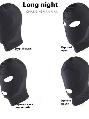 Adult products show mouth show eyes hood role play Halloween mask fun hood 4000