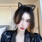 可爱蕾丝猫耳朵发箍花边猫耳朵发饰头箍猫女饰品圣诞派对发卡3035