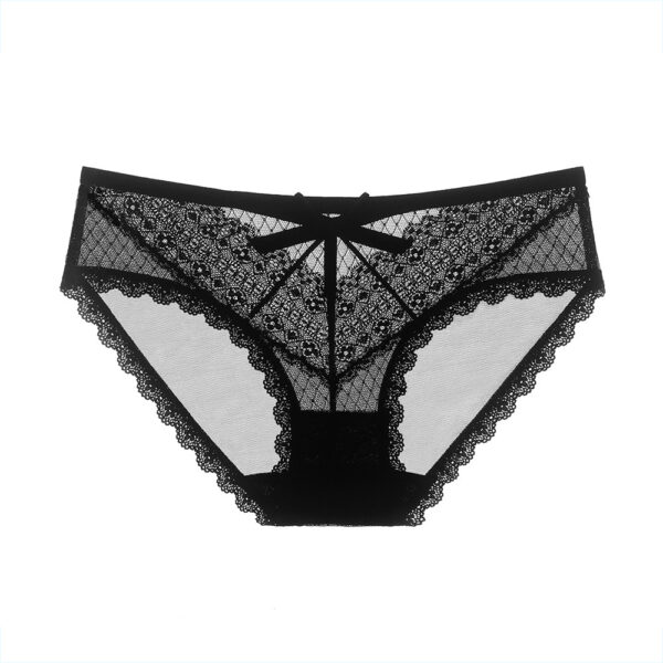 Long night sexy lingerie women's sexy lace underwear breathable mesh low waist girls' briefs 3076