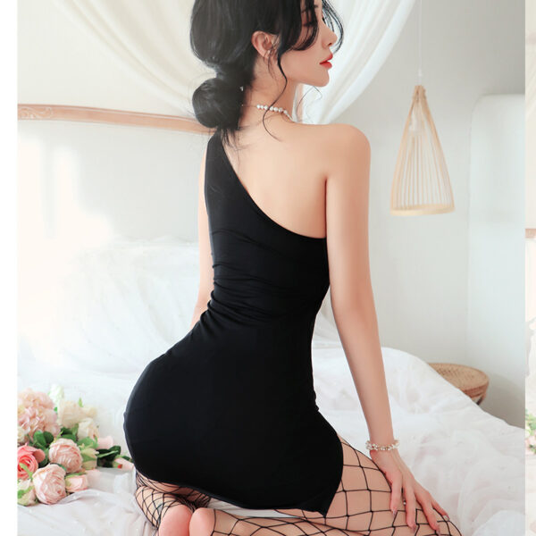 Long night sexy lingerie female sexy hip skirt uniform temptation passion pajamas hot pure desire suit 1912