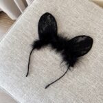 可爱蕾丝猫耳朵发箍女网红头箍性感兔耳cos化妆发饰4099