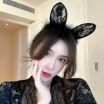 可爱蕾丝猫耳朵发箍女网红头箍性感兔耳cos化妆发饰4099