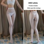 Sexy underwear sexy suspenders one body socks pure desire stockings female color contrast long tube sexy stockings3003