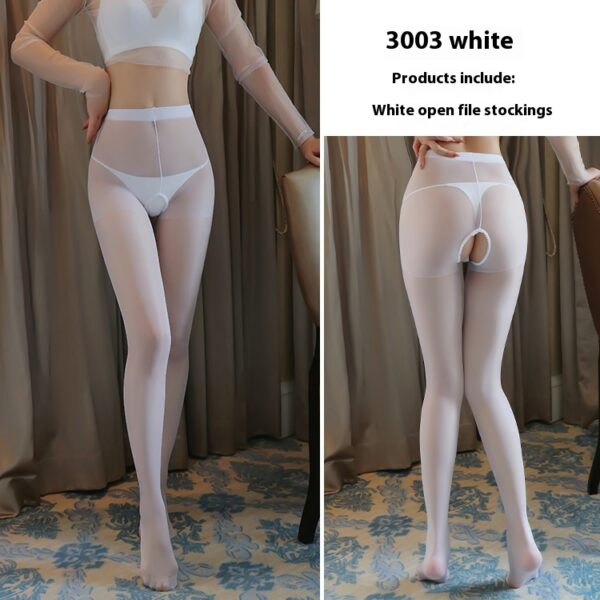Sexy underwear sexy suspenders one body socks pure desire stockings female color contrast long tube sexy stockings3003