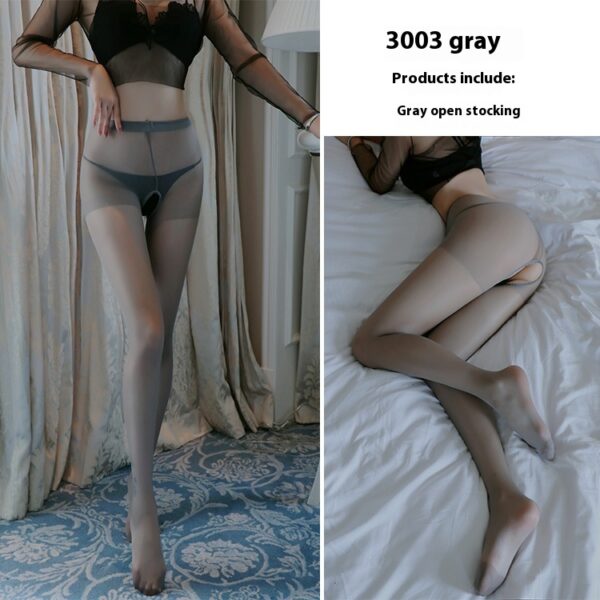 Sexy underwear sexy suspenders one body socks pure desire stockings female color contrast long tube sexy stockings3003