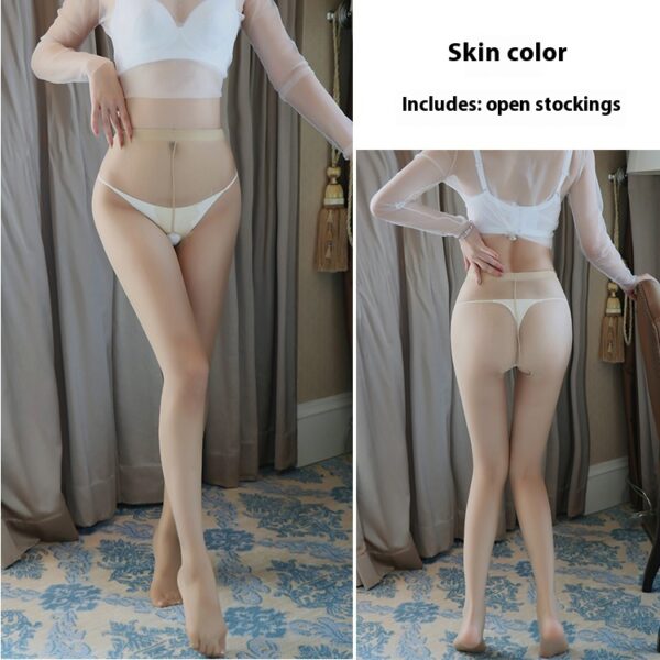 Sexy underwear sexy suspenders one body socks pure desire stockings female color contrast long tube sexy stockings3014