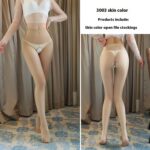 Sexy underwear sexy suspenders one body socks pure desire stockings female color contrast long tube sexy stockings3003